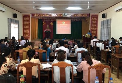 LĐLĐ huyện Phú Riềng tổ chức tập huấn công đoàn năm 2019